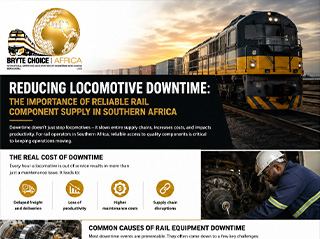 Reducing Locomotive Downtime: The Importance of Reliable Rail Component Supply in Southern Africa